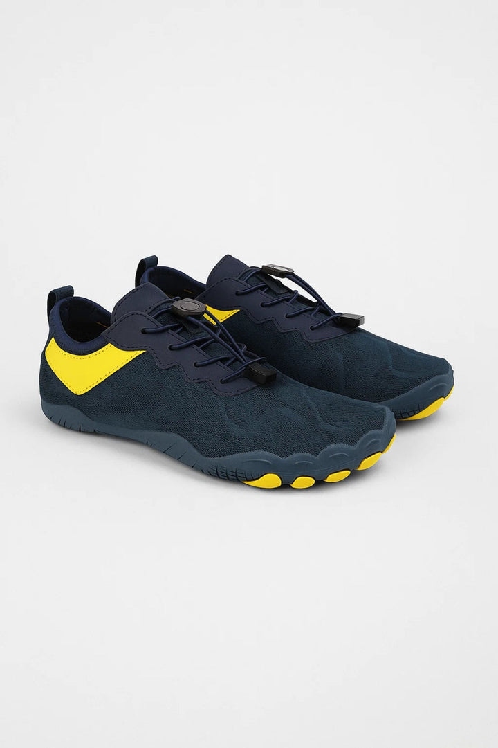 Sneakers Heren - Laag Model met Veters en Contrastdetail | Sport