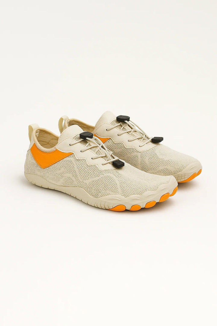 Sneakers Heren - Laag Model met Veters en Contrastdetail | Sport