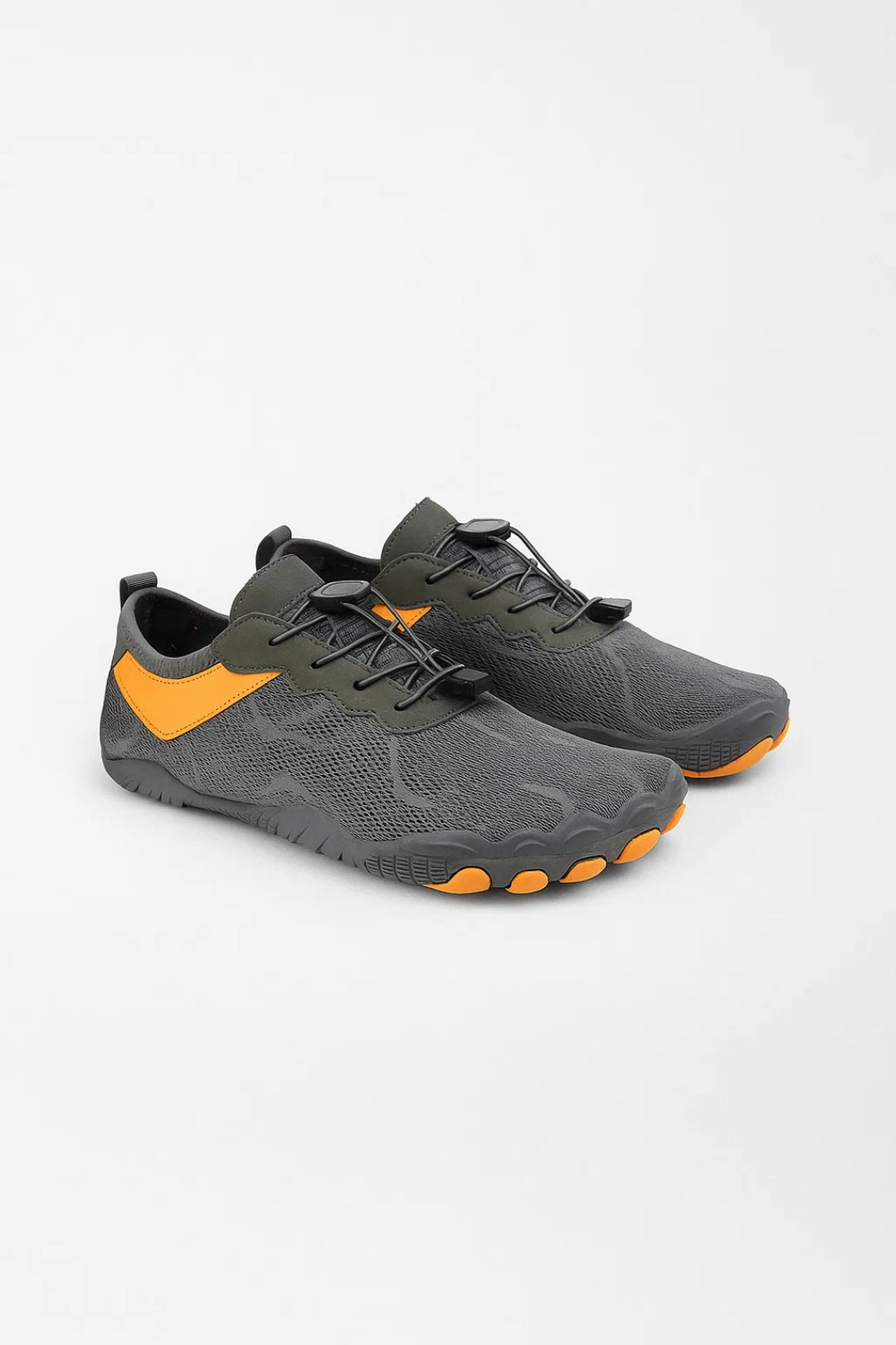 Sneakers Heren - Laag Model met Veters en Contrastdetail | Sport