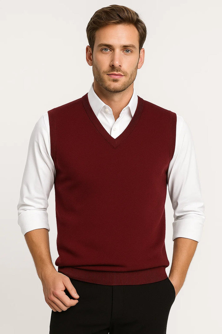 Spencer Heren | V-hals Klassiek All-Season Comfortabele pasvorm