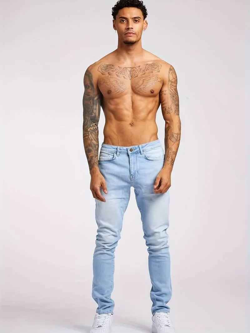 Heren Spijkerbroek - Tijdloos - Denim - Ideaal voor Dagelijks Gebruik