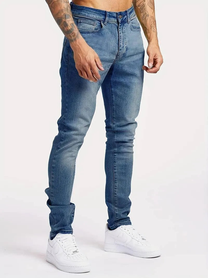 Heren Spijkerbroek - Tijdloos - Denim - Ideaal voor Dagelijks Gebruik