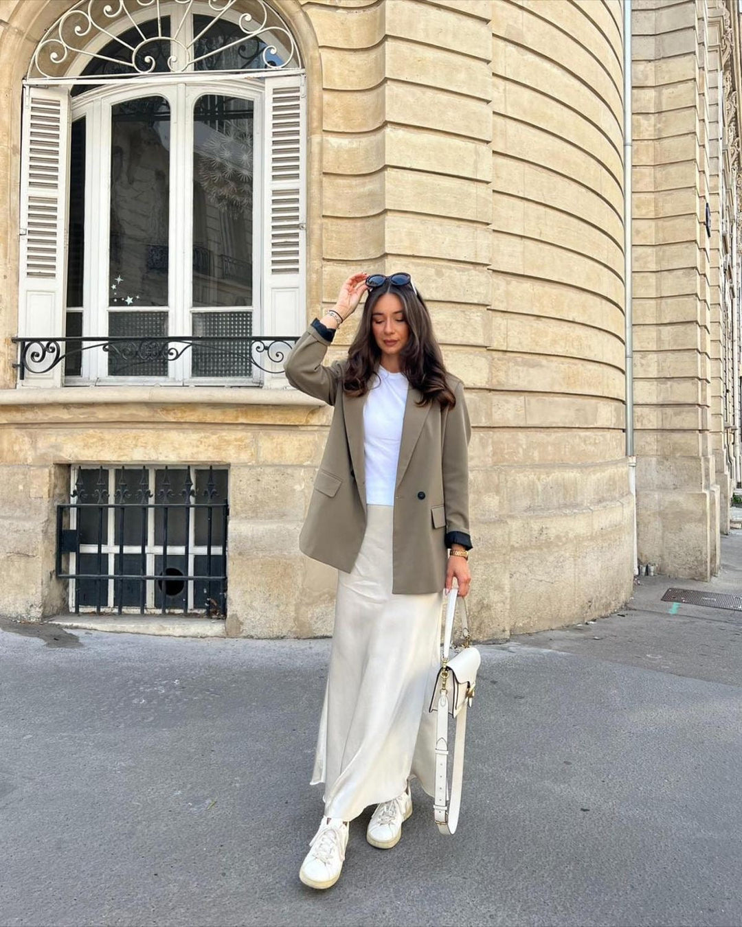 Zoë - Elegante lange satijnen maxi rok