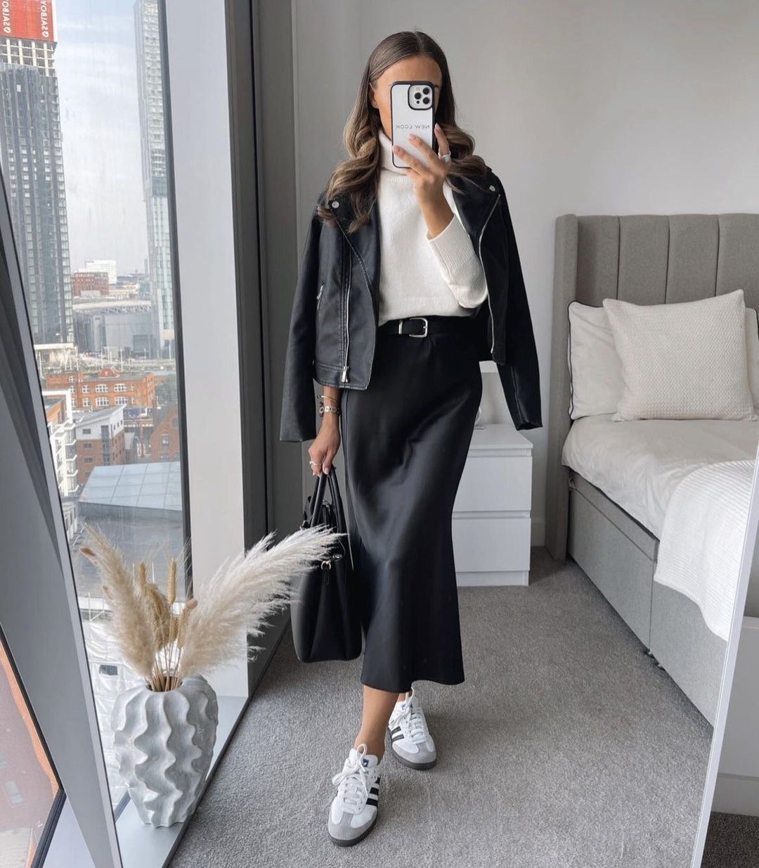Zoë - Elegante lange satijnen maxi rok