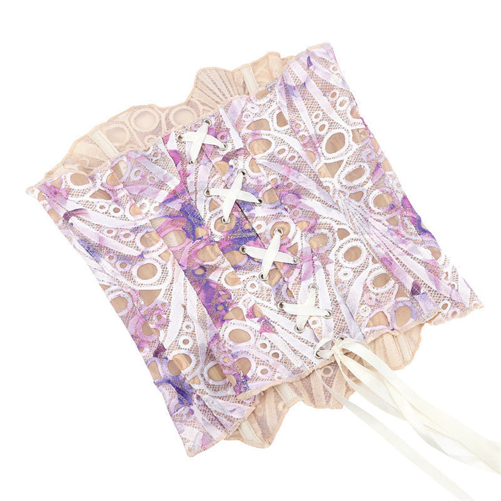 Kanten Corset Top Met Strapless Pasvorm Voor Dames