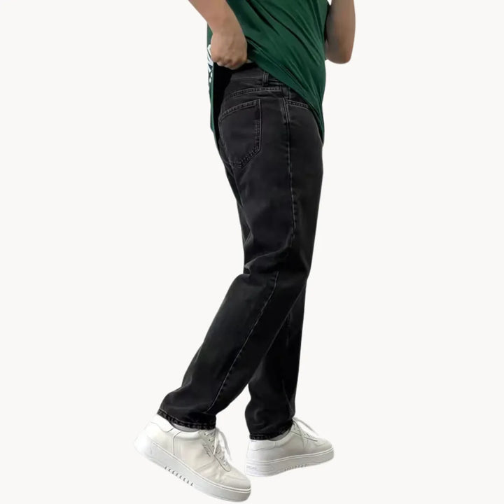 Casual heren jeans met lichte wassing