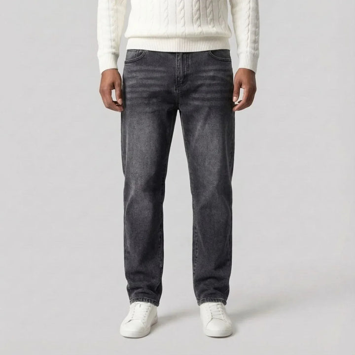 Straight Leg Jeans met Regular Fit