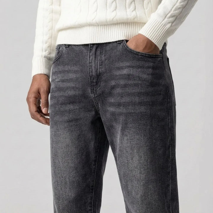 Straight Leg Jeans met Regular Fit