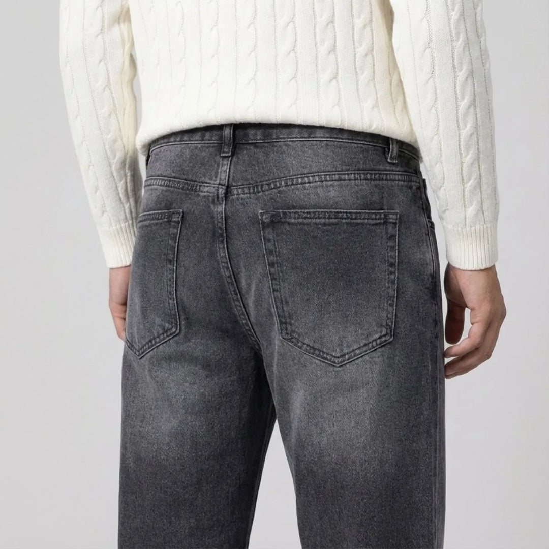 Straight Leg Jeans met Regular Fit