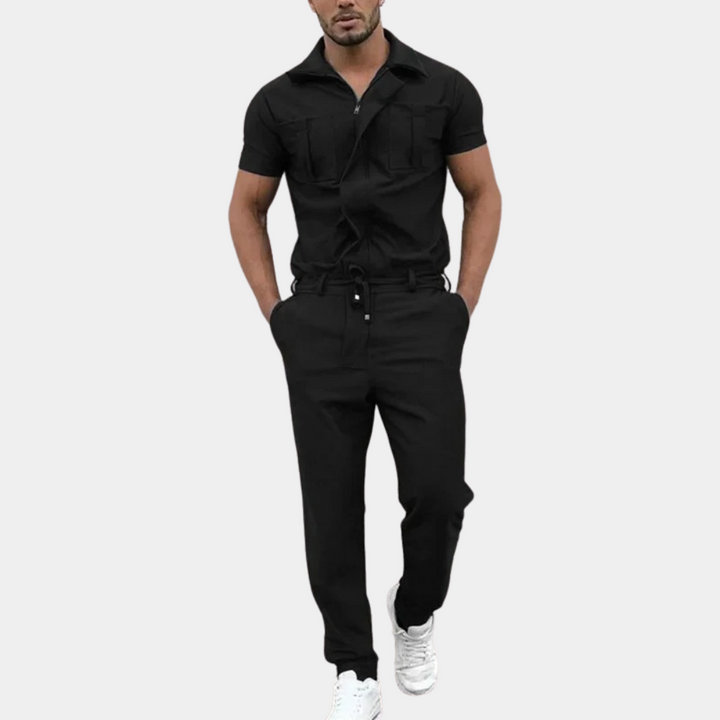 Jumpsuit Heren | Moderne Jumpsuit | Polokraag & strak comfort de hele dag