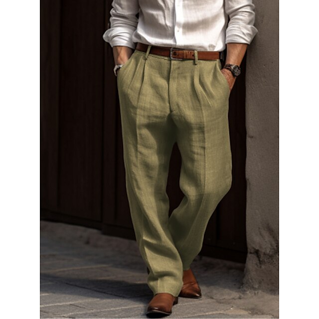 Linnen Broek Heren | Ademend & Sneldrogend Draagcomfort