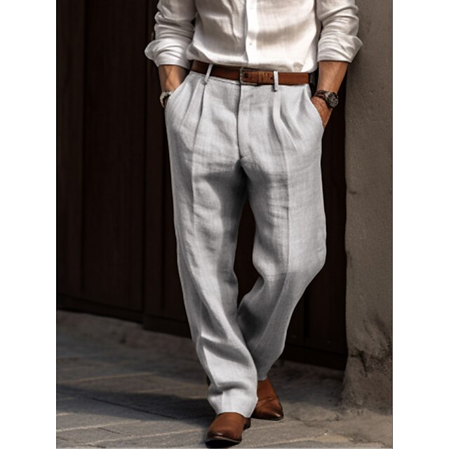 Linnen Broek Heren | Ademend & Sneldrogend Draagcomfort