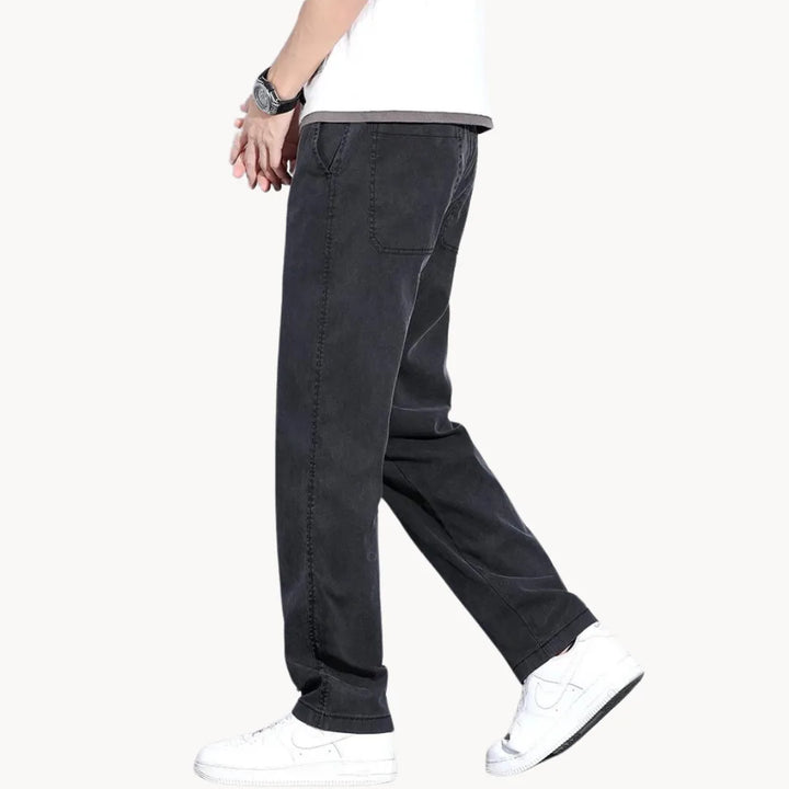 Losse comfortabele nette broek met zijzakken