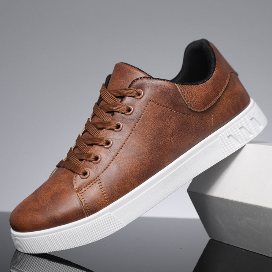 Lucas | Heren Casual Veters Ronde Neus Sneakers