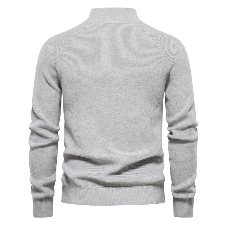 Hugo Luxe half zip trui met opstaande kraag