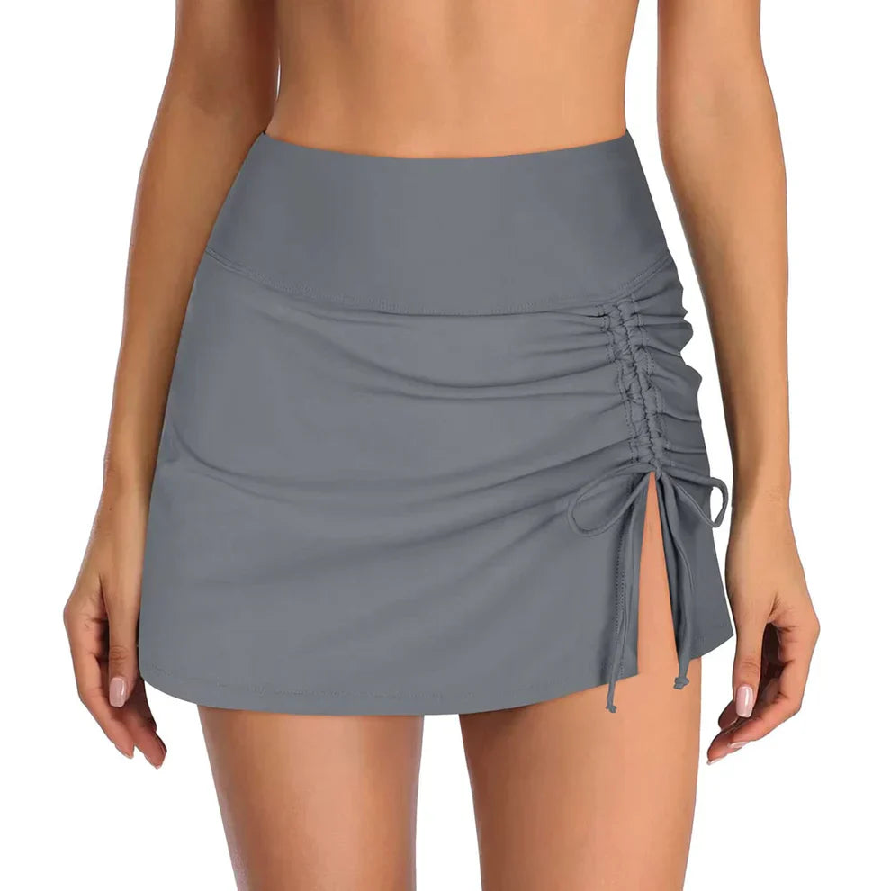 Zwarte Skirt voor Dames met Zwemfunctie