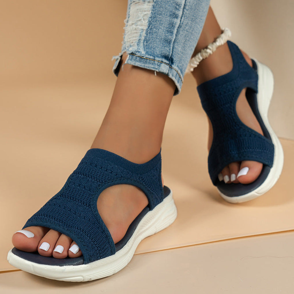 Sport Sandalen Met Orthopedisch Comfort En Gebreid Bovenwerk Voor Dames