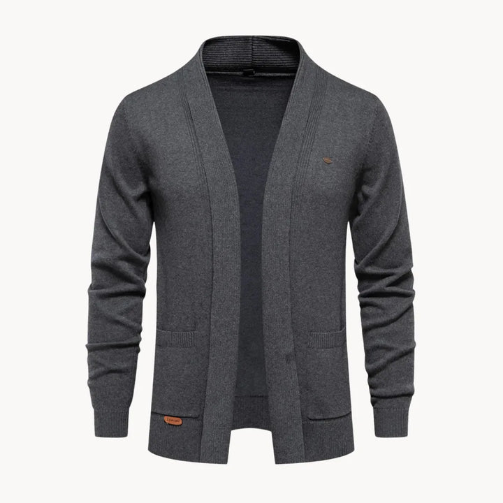 Hugo | Open cardigan met v-hals en lange mouwen