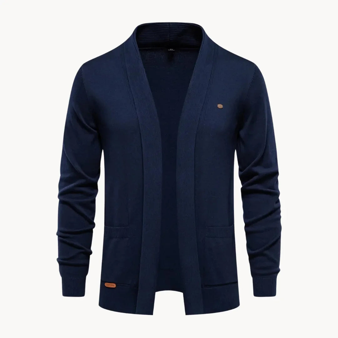 Hugo | Open cardigan met v-hals en lange mouwen