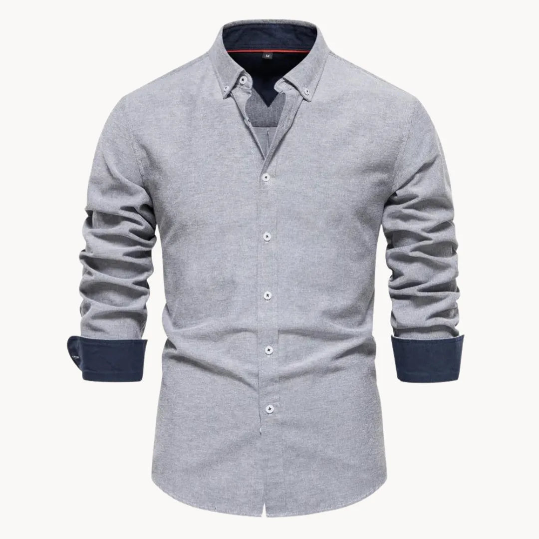 Hugo | Overhemd met button-down kraag en lange mouwen
