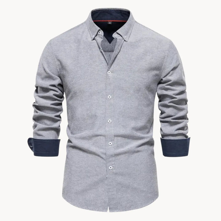 Hugo | Overhemd met button-down kraag en lange mouwen