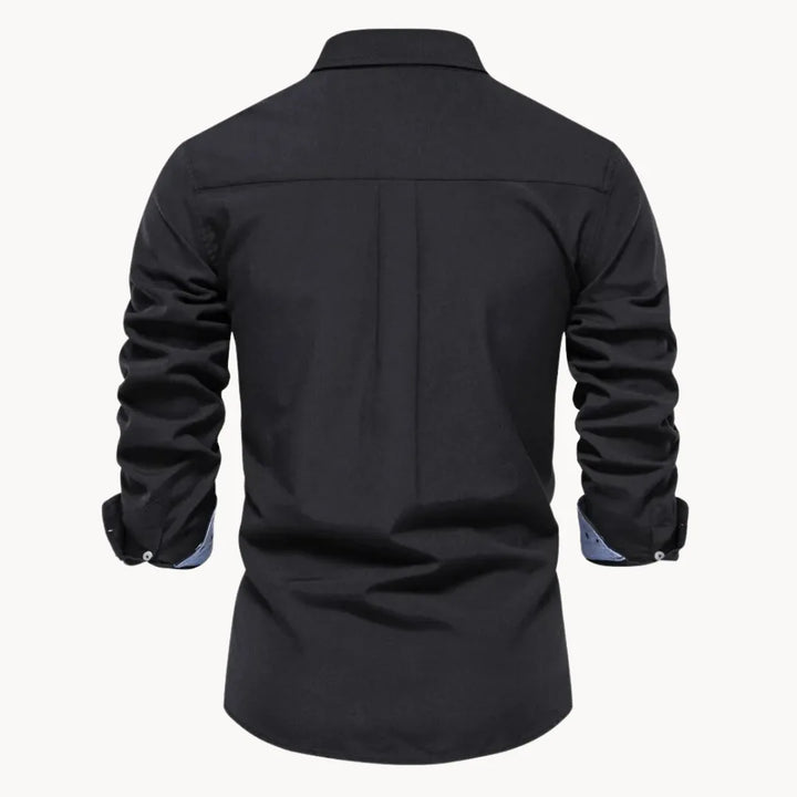 Hugo | Overhemd met button-down kraag en lange mouwen