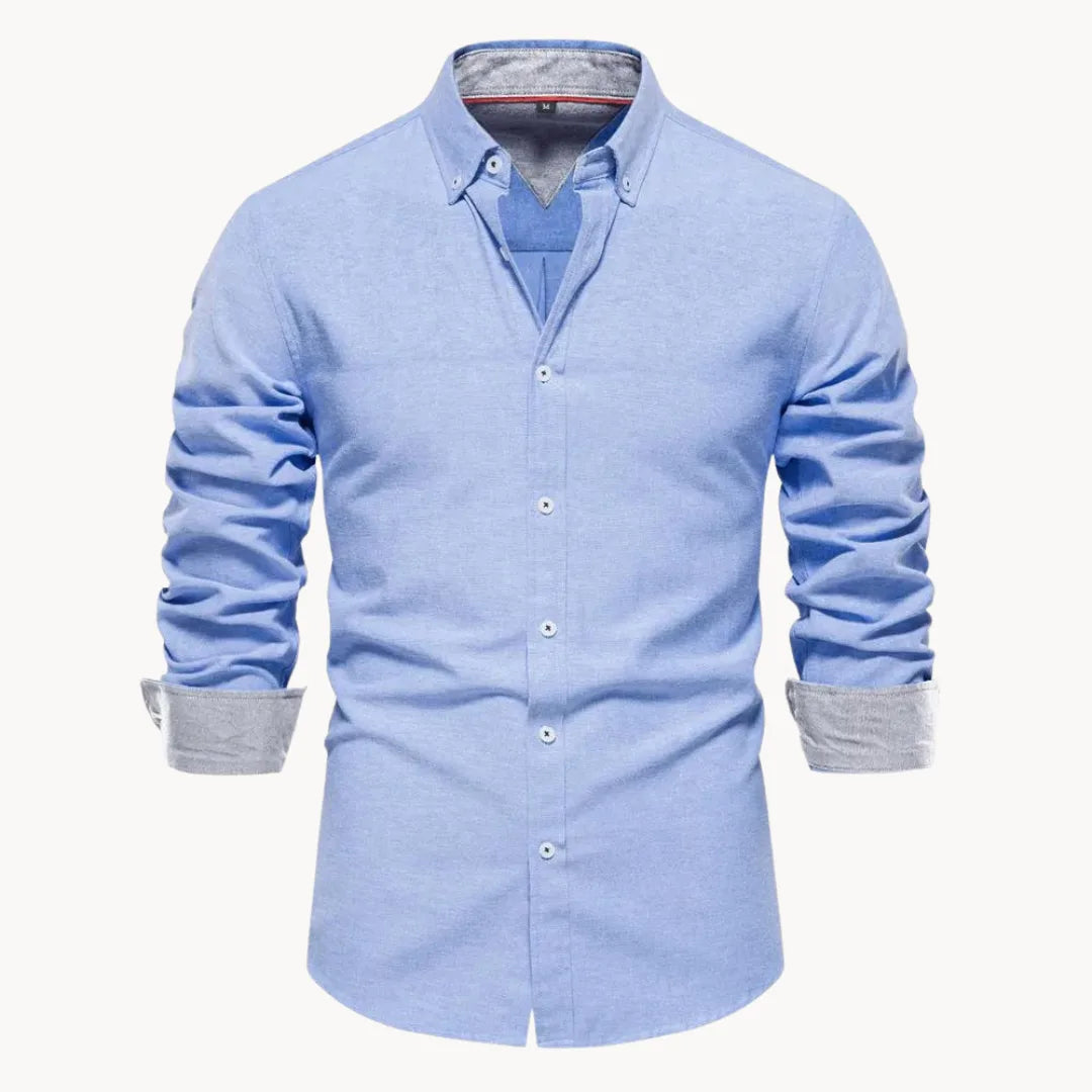 Hugo | Overhemd met button-down kraag en lange mouwen