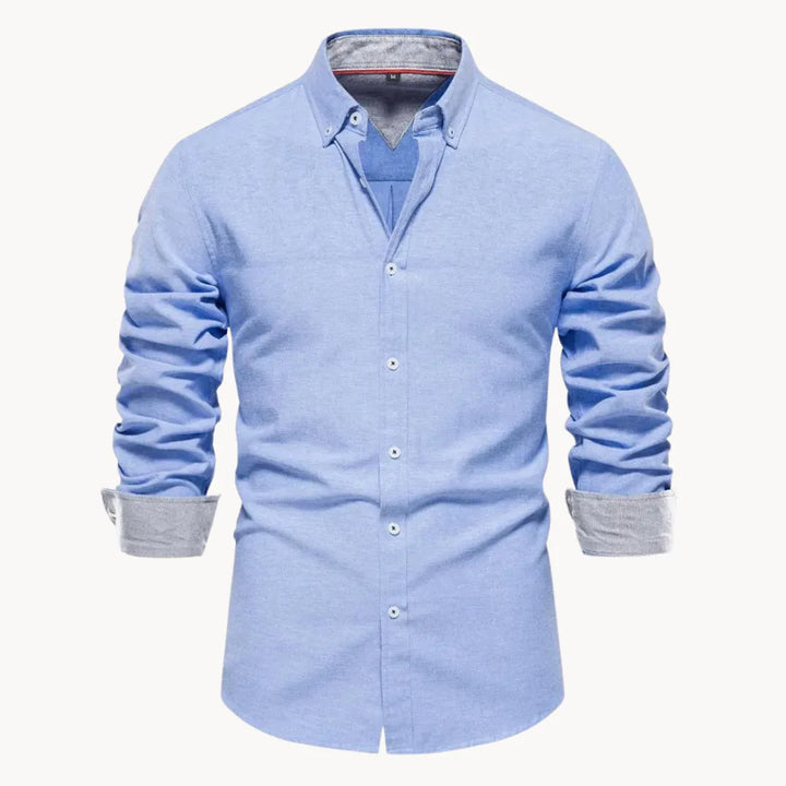 Hugo | Overhemd met button-down kraag en lange mouwen