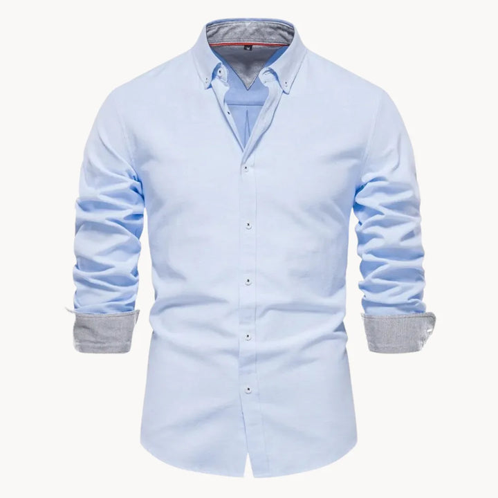 Hugo | Overhemd met button-down kraag en lange mouwen