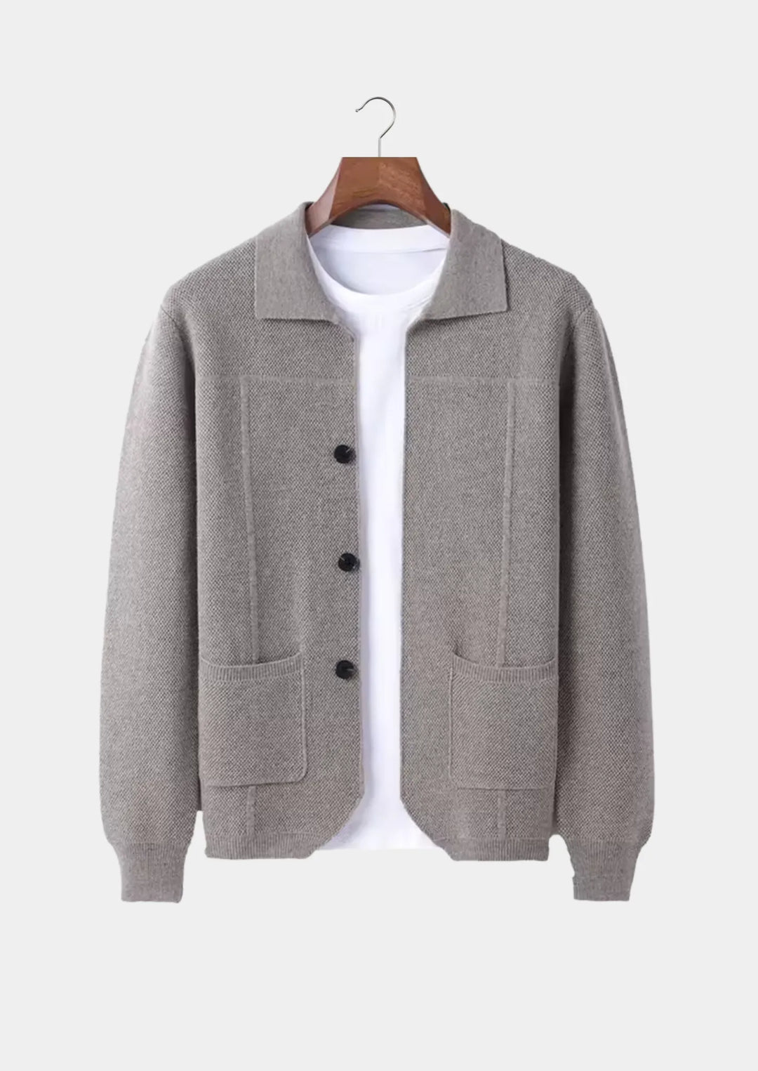 Cardigan van 100% cashmere met knoopsluiting