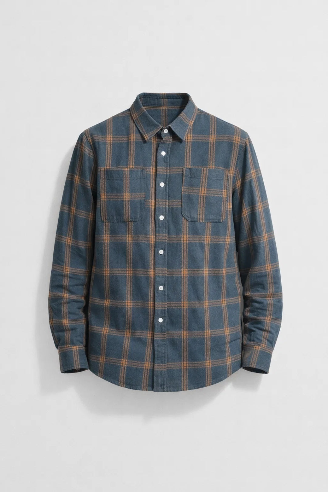 Overhemd Heren - Geruit Overshirt met Borstzak | Casual