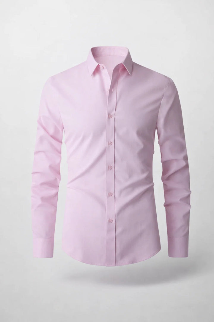 Overhemd Heren - Slim Fit Lange Mouw Klassieke Kraag | Formeel