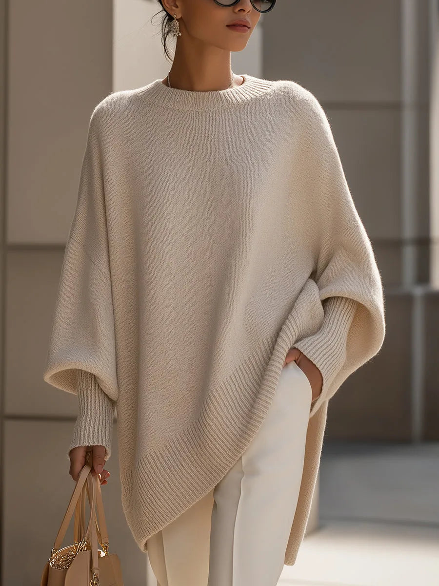 Oversized merinowollen dames trui