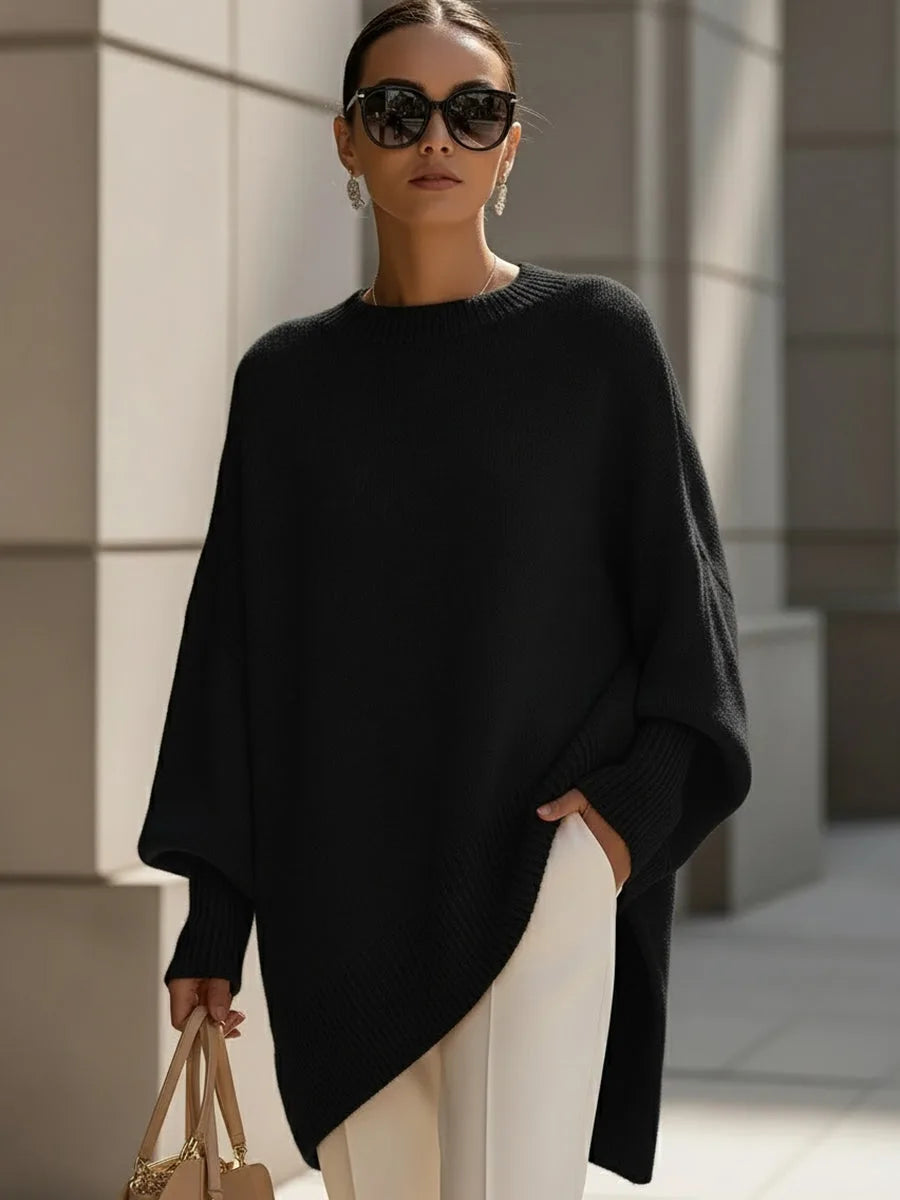 Oversized merinowollen dames trui