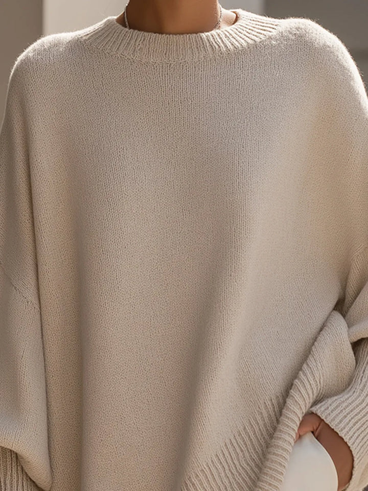 Oversized merinowollen dames trui
