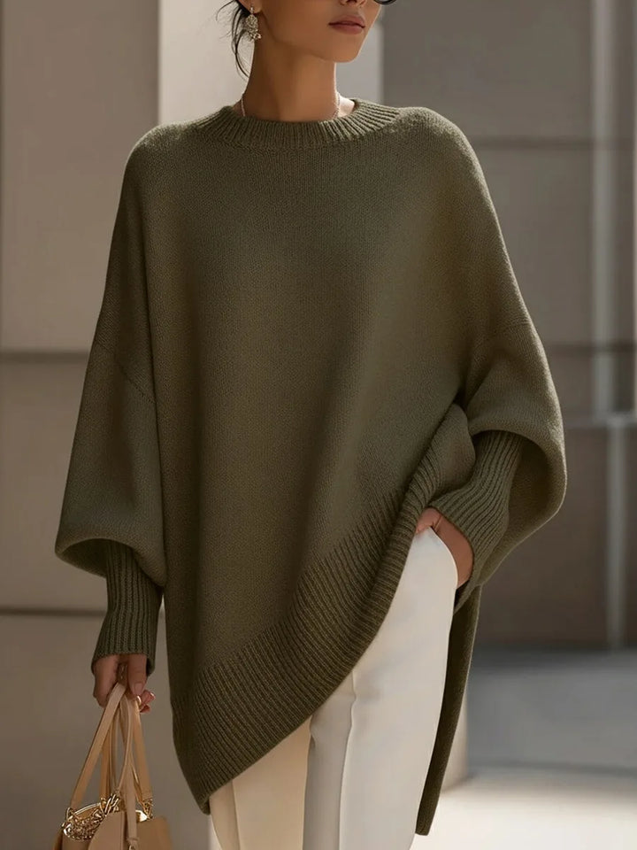Oversized merinowollen dames trui
