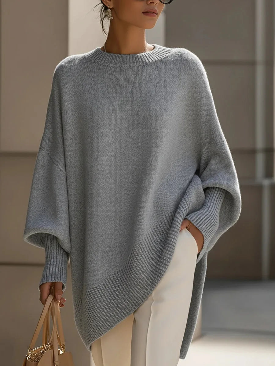 Oversized merinowollen dames trui