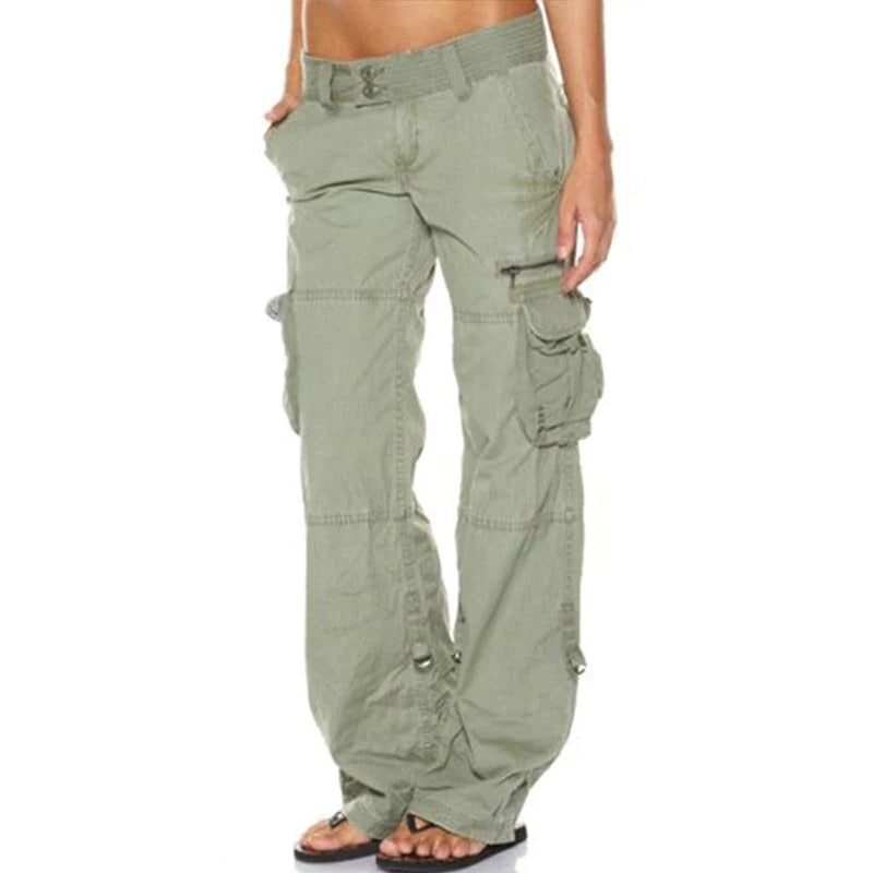 Robuuste Comfortabele Cargo Broek Voor Dames Met Zakken