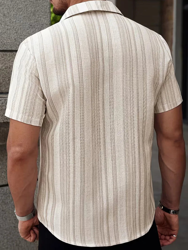 Polo Heren Korte Mouw | Gestreept & Casual Chic