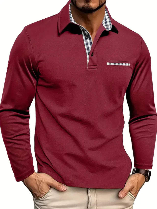 Polo Heren | Lange Mouwen & Vormvast Comfort