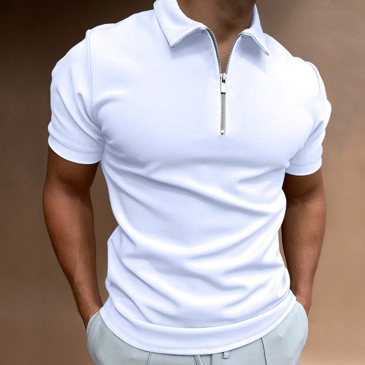 Polo Shirt Heren | Ritssluiting & Tijdloze Stijl