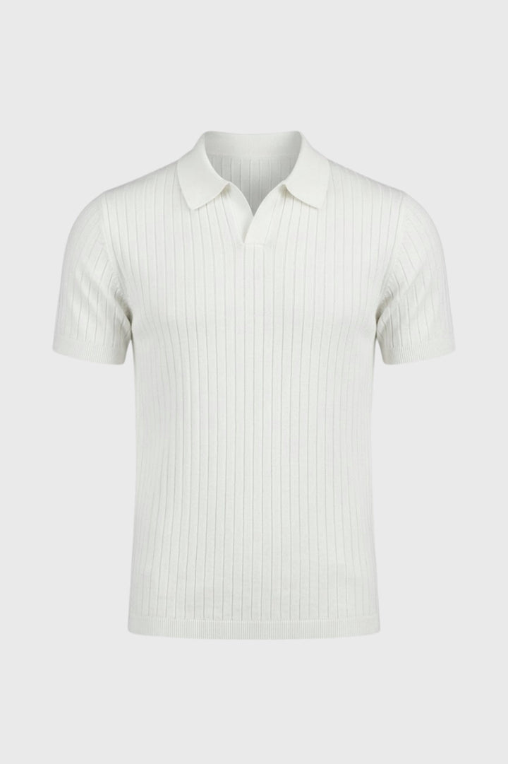 Polo Heren - Slim Fit met Open Kraag en Korte Mouwen | Casual