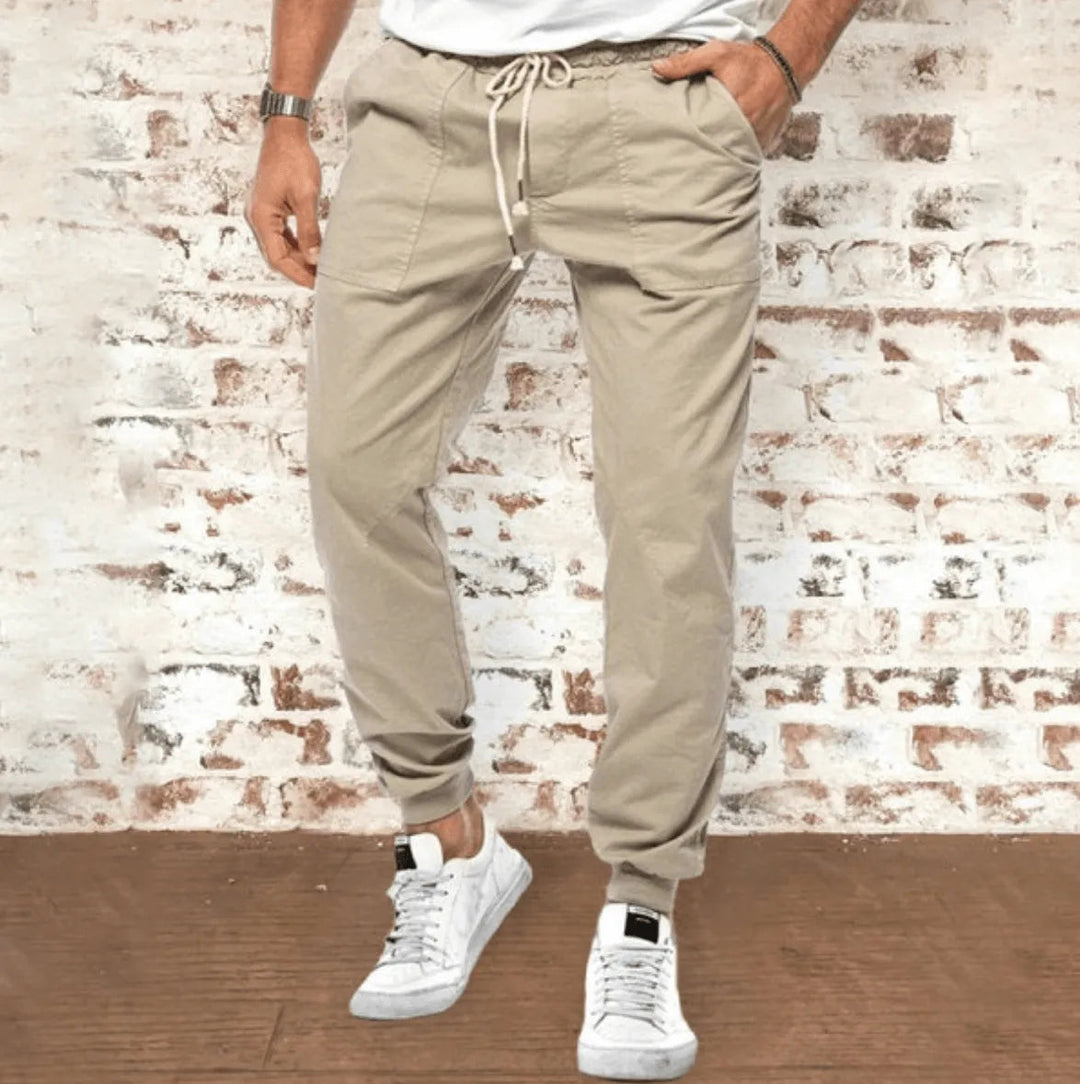 Herenbroek - Casual - Comfortabel Katoen - Perfect voor Dagelijkse Activiteiten