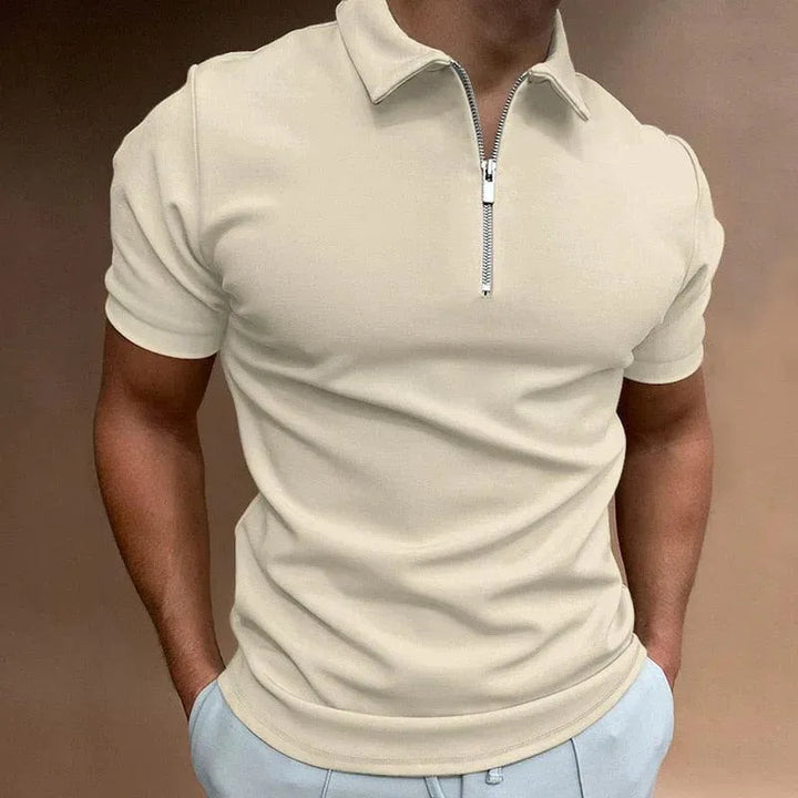 Herenpolo - Sportief - Zipper - Perfect voor Actieve Levensstijl