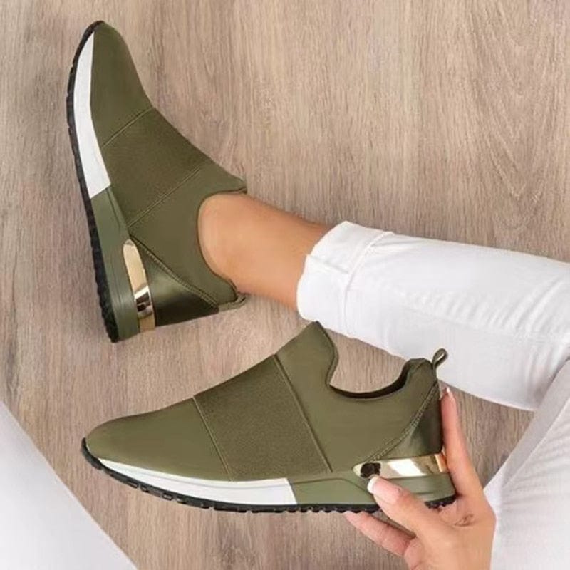 Orthopedische Instap Sneakers Voor Dames Met Anti Slip Zool