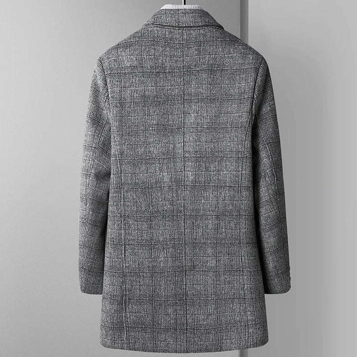 Comfortabele Winter Trenchcoat Grijs - Jas Heren - Regular Fit - Puento Fortade - TP 22 - Essential Grijs