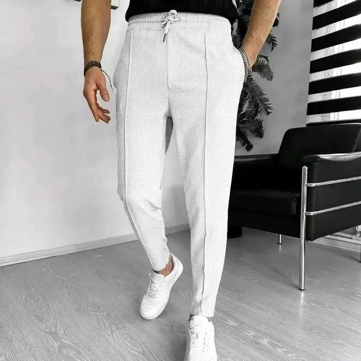 Herenbroek - Stijlvol - Comfortabel Materiaal, Elastische Tailleband - Ideaal voor Casual en Formele Gelegenheden