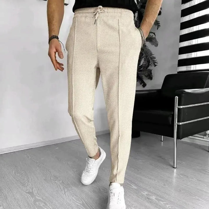 Herenbroek - Stijlvol - Comfortabel Materiaal, Elastische Tailleband - Ideaal voor Casual en Formele Gelegenheden