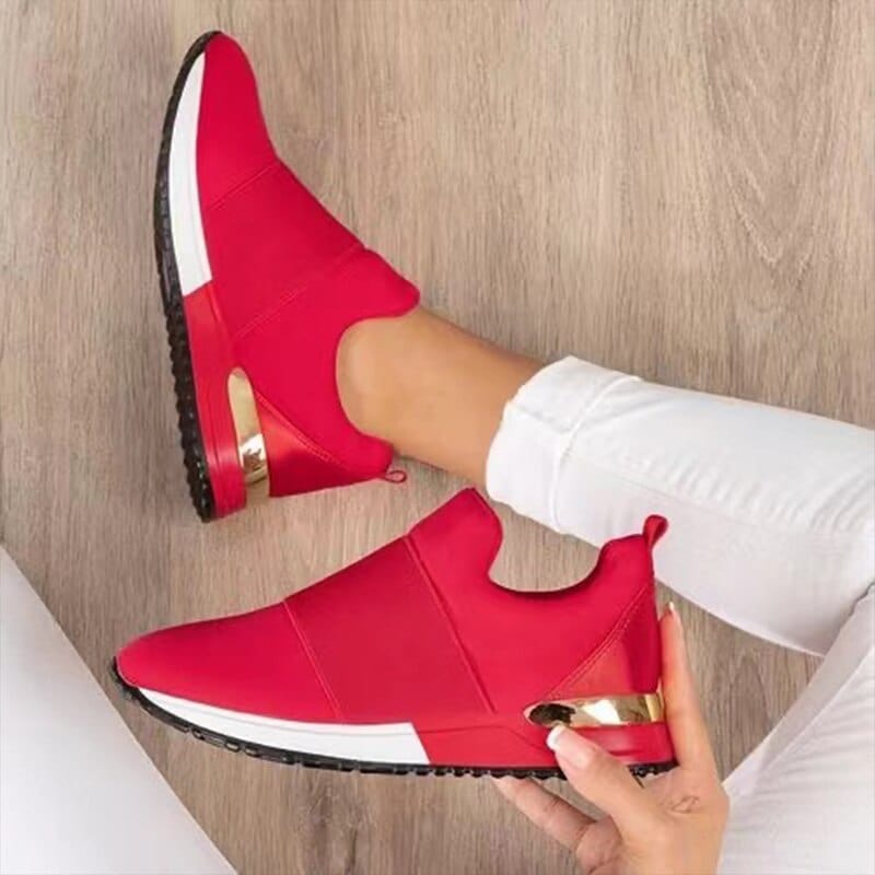 Orthopedische Instap Sneakers Voor Dames Met Anti Slip Zool