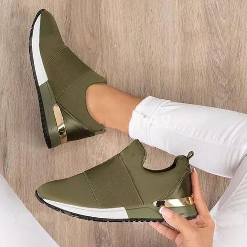 Orthopedische Instap Sneakers Voor Dames Met Anti Slip Zool